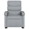 vidaXL Fauteuil inclinable gris clair tissu