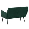 vidaXL Banc Vert fonc&eacute; 108x79x79 cm Velours