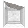 vidaXL Cage pour chien Argent 800 x 200 x 256 cm Acier galvanisé