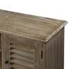 vidaXL Meuble TV Bois de melia azedarach massif 145 x 35 x 60 cm