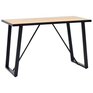 vidaXL Table de salle &agrave; manger Ch&ecirc;ne 120x60x75 cm MDF