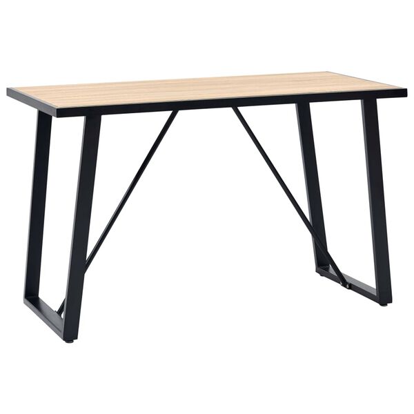 vidaXL Table de salle &agrave; manger Ch&ecirc;ne 120x60x75 cm MDF