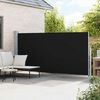 vidaXL Auvent lat&eacute;ral r&eacute;tractable 160 x 500 cm Noir
