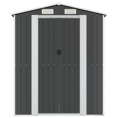 vidaXL Abri de jardin Anthracite 192x191x223 cm Acier galvanisé