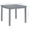 vidaXL Table &agrave; d&icirc;ner de jardin 88x88x74 cm Bois d'acacia massif