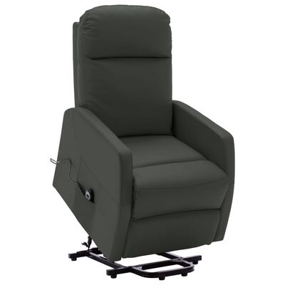 vidaXL Fauteuil Anthracite Similicuir