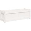 vidaXL Jardini&egrave;res 2 pcs blanc bois de pin massif