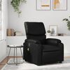 vidaXL Fauteuil de massage inclinable noir similicuir