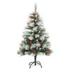 vidaXL Sapin de No&euml;l artificiel articul&eacute; 150 LED 120 cm