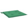 vidaXL Coussins de chaise de jardin lot de 2 vert 50x50x4 cm