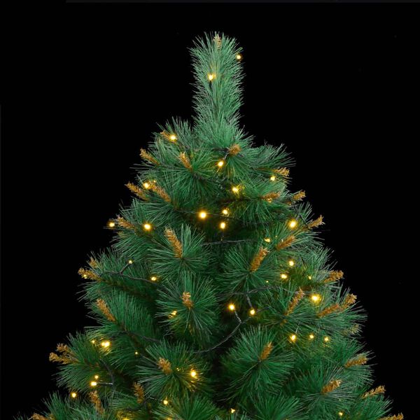 vidaXL Sapin de Noël artificiel articulé avec 300 LED 180 cm