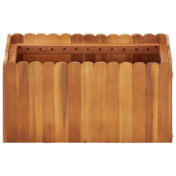 vidaXL Lit sur&eacute;lev&eacute; de jardin 50x30x25 cm Bois massif d'acacia