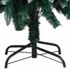 vidaXL Arbre de No&euml;l artificiel avec LED/boules pommes de pin 210cm