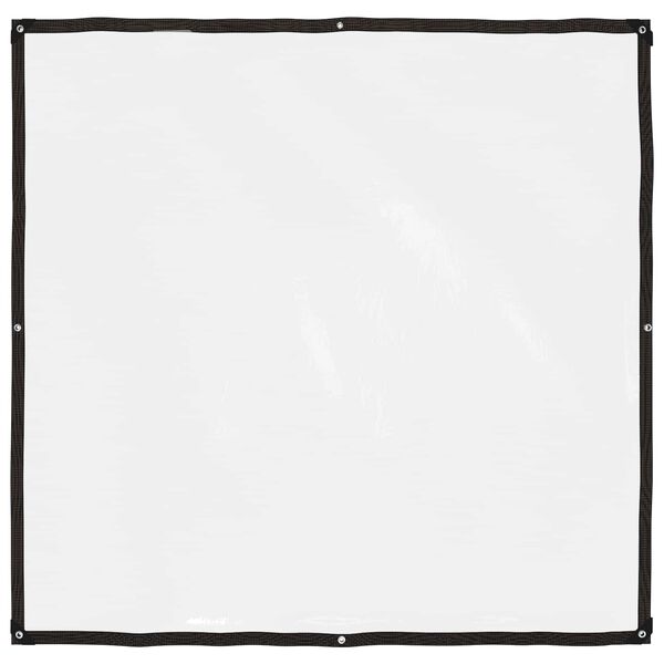 vidaXL B&acirc;che avec &oelig;illets Transparent 2 x 2 m Poly&eacute;thyl&egrave;ne