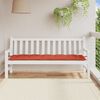 vidaXL Coussin de banc de jardin rouge m&eacute;lang&eacute; 180x50x7 cm tissu