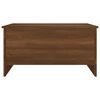 vidaXL Table basse Chêne marron 80x55,5x41,5 cm Bois d'ingénierie