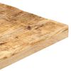 vidaXL Table de bistro Carrée 50x50x75 cm Bois de manguier brut