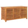 vidaXL Bo&icirc;te de rangement de jardin persiennes 113x50x56cm bois acacia