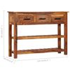 vidaXL Buffet avec 3 tiroirs 110x30x80 cm Bois d'acacia massif