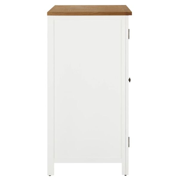 vidaXL Garde-robe 76x52x105 cm Bois de chêne massif