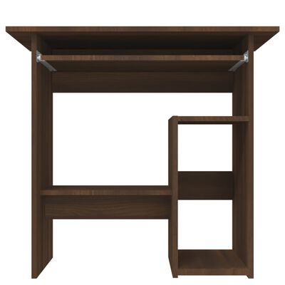 vidaXL Bureau Chêne marron 80x45x74 cm Bois d'ingénierie