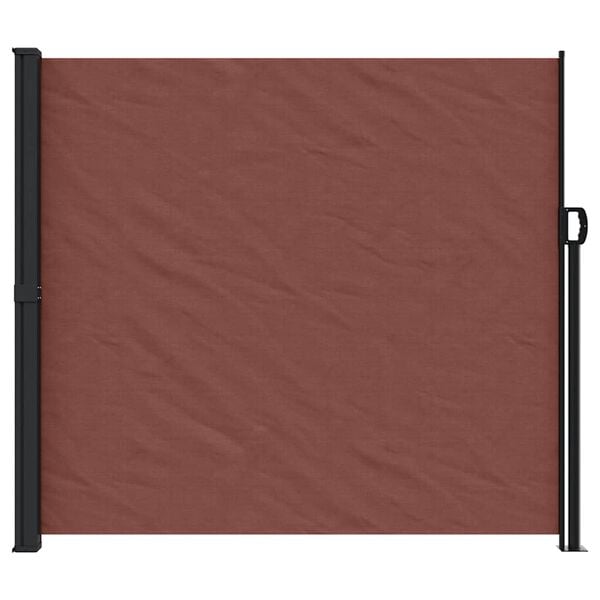 vidaXL Auvent lat&eacute;ral r&eacute;tractable marron 180x300 cm