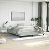 vidaXL Cadre de lit sans matelas gris clair California velours