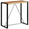 vidaXL Table de bar 110x55x110 cm bois massif de r&eacute;cup&eacute;ration