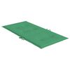 vidaXL Coussins de chaise de jardin &agrave; dossier bas lot de 6 vert