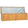vidaXL Bo&icirc;te de jardin 200x50x55 cm Bois massif de teck