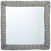 vidaXL Miroir 50x50 cm Osier