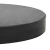 vidaXL Socle de parasol Granite 20 kg Rond Noir