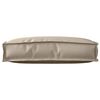 vidaXL Coussin Taupe 60 x 40 x 12 cm Tissu Oxford