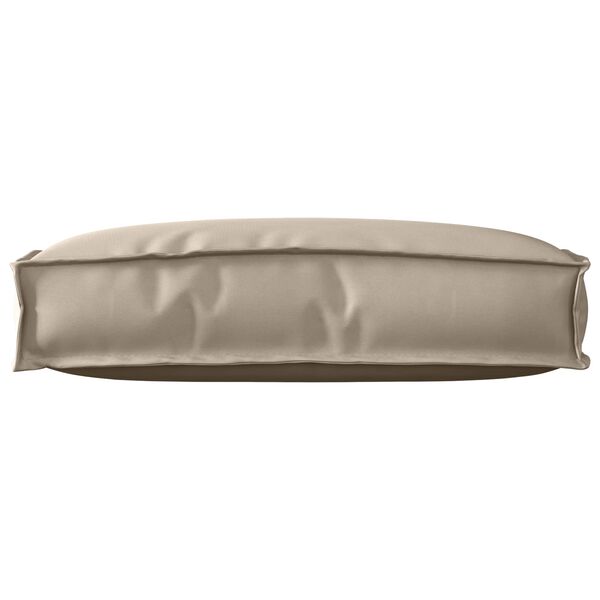 vidaXL Coussin Taupe 60 x 40 x 12 cm Tissu Oxford