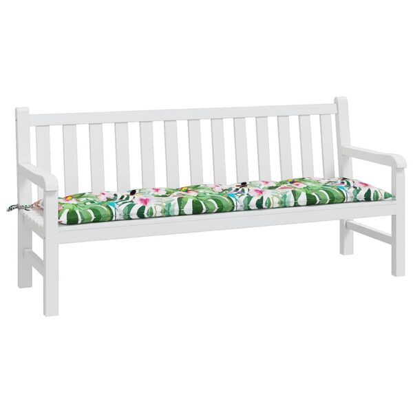 vidaXL Coussin de banc de jardin multicolore 180x50x7 cm tissu oxford