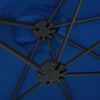 vidaXL Parasol d'ext&eacute;rieur et poteau en aluminium 460x270 cm Bleu