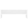 vidaXL Meuble TV Blanc 120x40x40 cm Bois d'ing&eacute;nierie