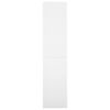 vidaXL Armoire de bureau et porte coulissante Blanc 90x40x180 cm Acier