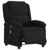 vidaXL Fauteuil inclinable de massage &eacute;lectrique noir velours