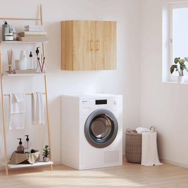 vidaXL Armoire murale ch&ecirc;ne sonoma 60x31x60 cm bois d'ing&eacute;nierie