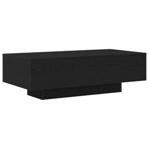vidaXL Table basse Ch&ecirc;ne noir 100 x 49,5 x 31 cm Bois d'ing&eacute;nierie