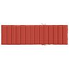 vidaXL Coussin de chaise longue rouge mélangé 200x70x4 cm tissu