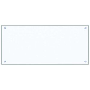 vidaXL Dosseret de cuisine Transparent 90 x 40 cm Verre trempé