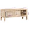 vidaXL Meuble TV 110x35x46 cm bois massif de manguier
