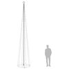 vidaXL Arbre de No&euml;l c&ocirc;ne 732 LED blanc froid 160x500 cm