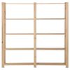 vidaXL &Eacute;tag&egrave;re de stockage 5 niveaux 170x28,5x170cm Bois de pin massif