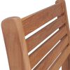 vidaXL Chaises de jardin lot de 4 et coussins cr&egrave;me bois teck solide