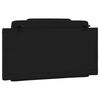 vidaXL Coussin de t&ecirc;te de lit Viana noir 100 cm similicuir