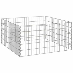 vidaXL Composteur Gris Acier