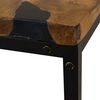 vidaXL Table basse Teck Résine 110x60x40 cm